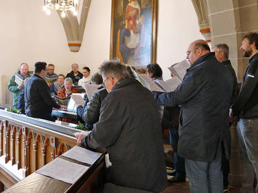 Palmsontag in St. Crescentius - Beginn der Heiligen Woche (Foto: Karl-Franz Thiede)